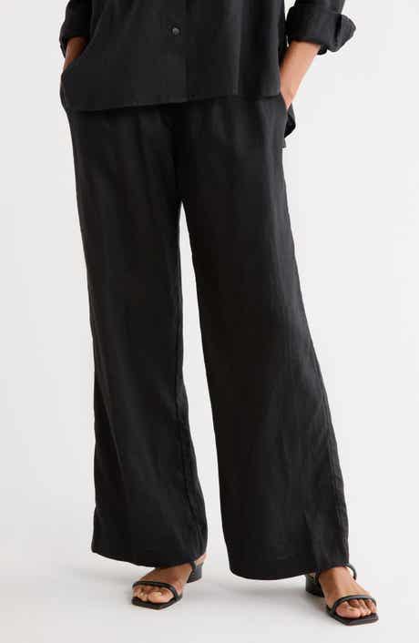 James Perse Linen Wide Leg Pants