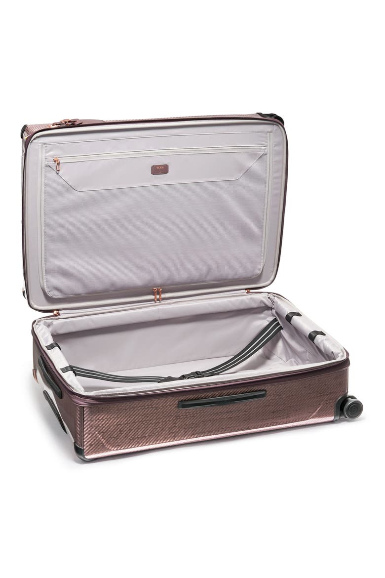 Tegra-Lite® X-Large Expandable Checked Luggage, Alternate, color, BLUSH