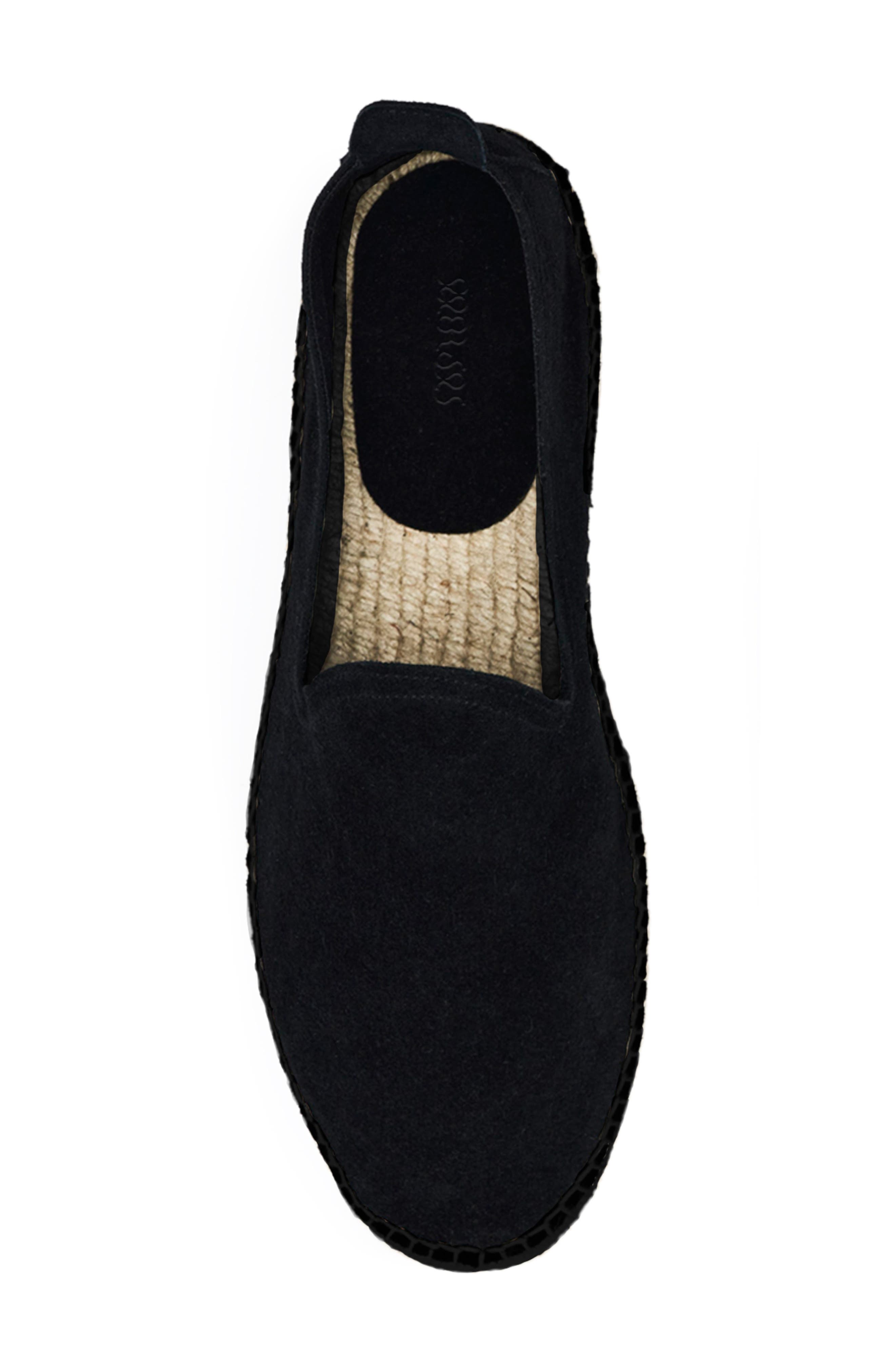 MORJAS The Espadrille, Alternate, color, All Black Suede