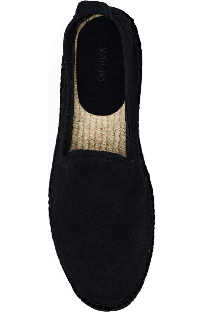 MORJAS The Espadrille, Alternate, color, All Black Suede