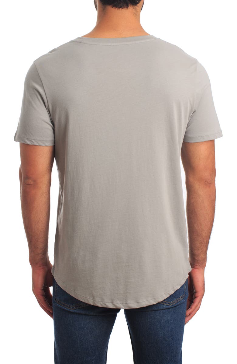 Jared Lang T-Rex Embroidered T-Shirt, Alternate, color, Grey