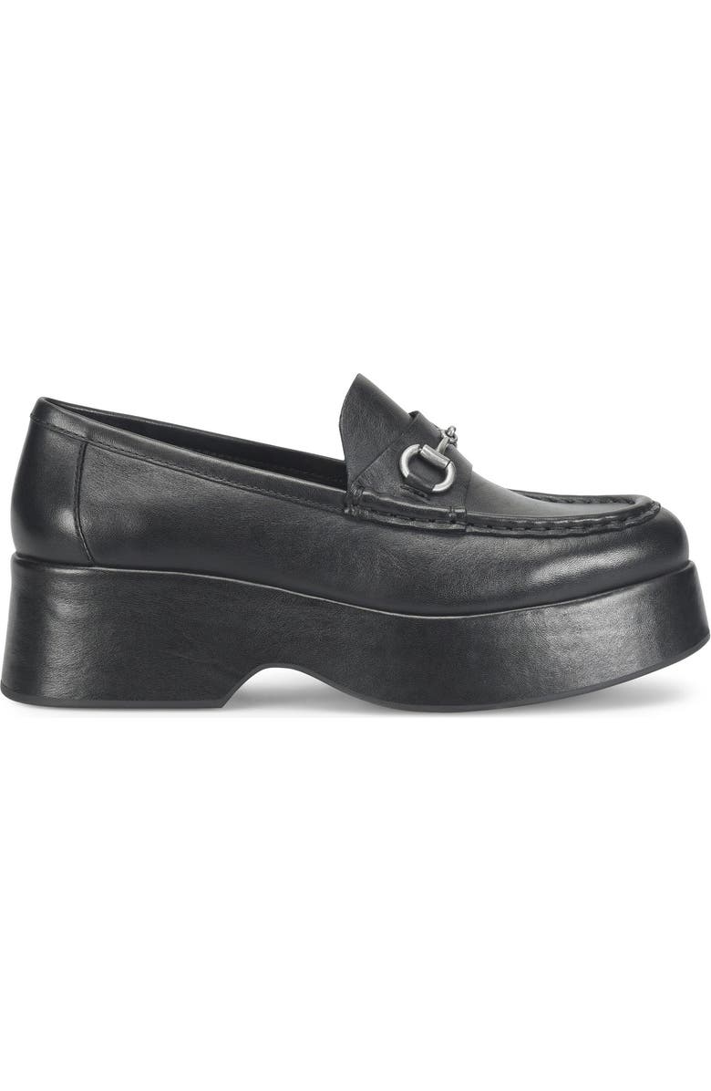 Kork-Ease<sup>®</sup> Parson Platform Bit Loafer, Alternate, color, Black Leather