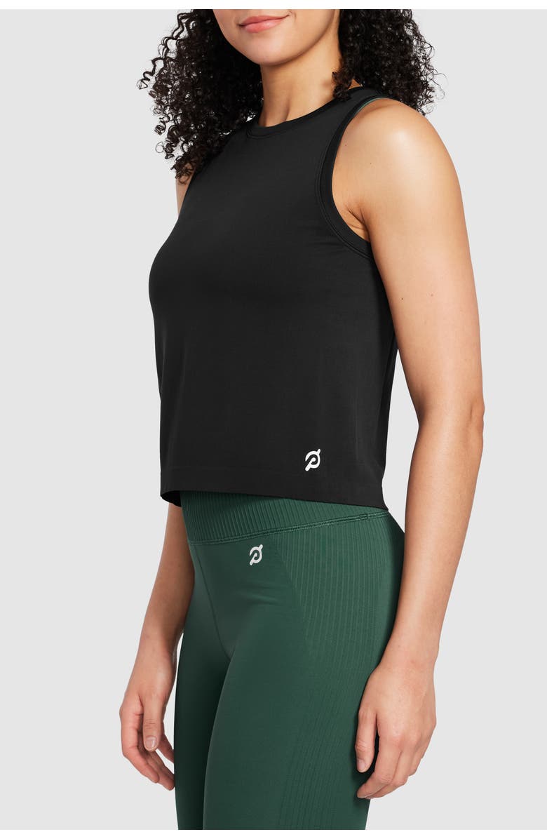 Peloton Seamless Tank, Alternate, color, Black