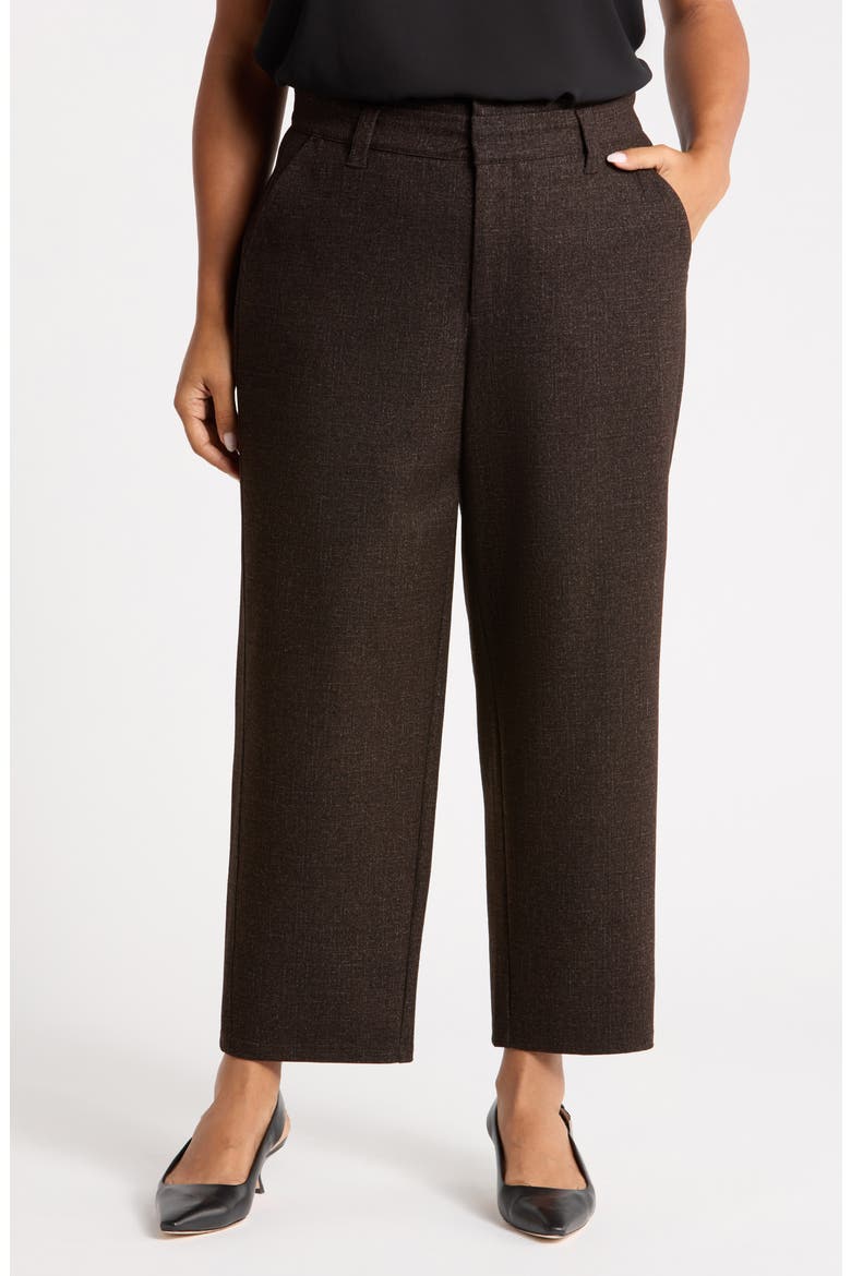 Teagan Sky Rise Ankle Pants, Main, color, COLD BREW