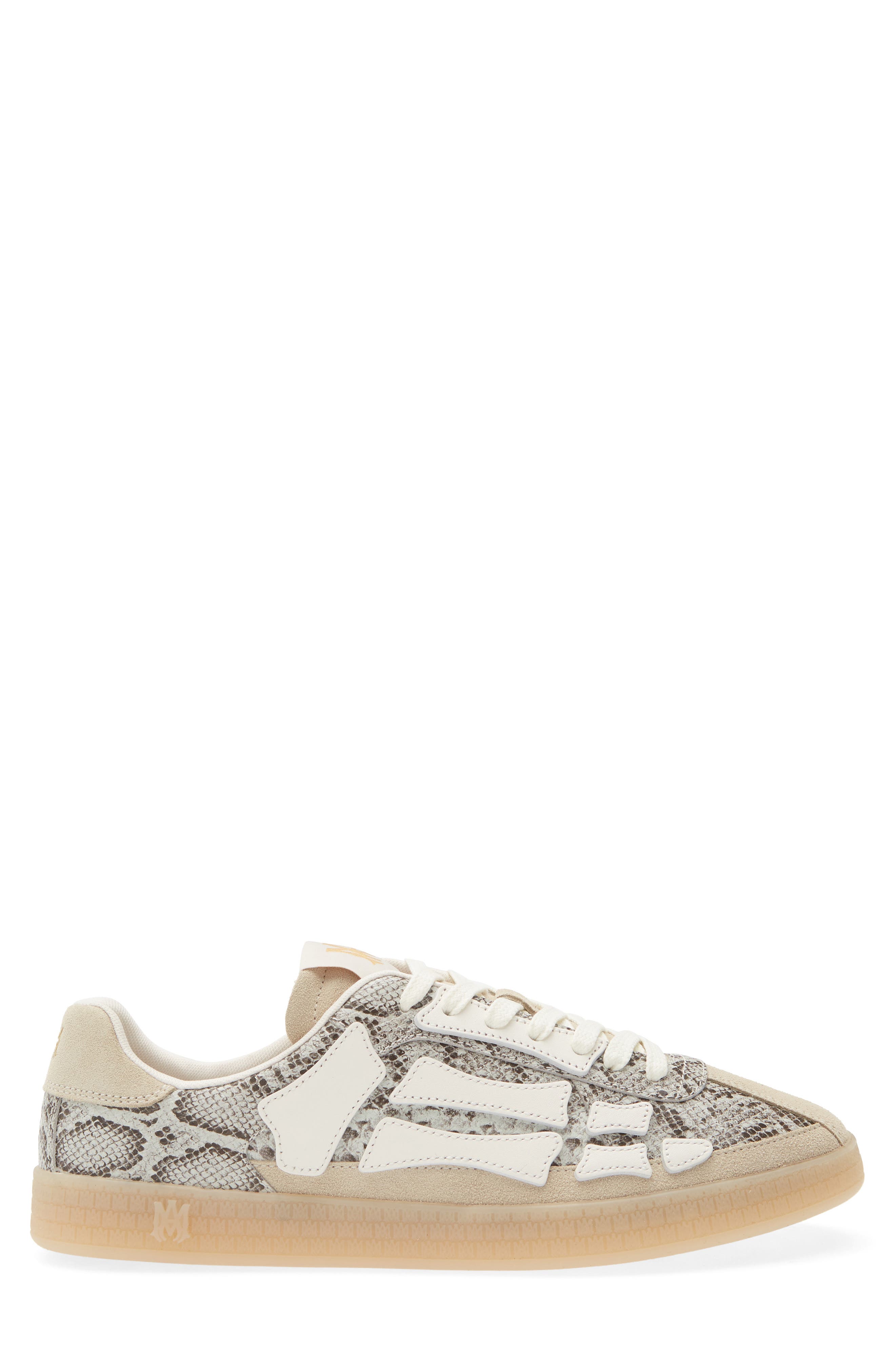 AMIRI Pacific Bones Sneaker, Alternate, color, Alabaster