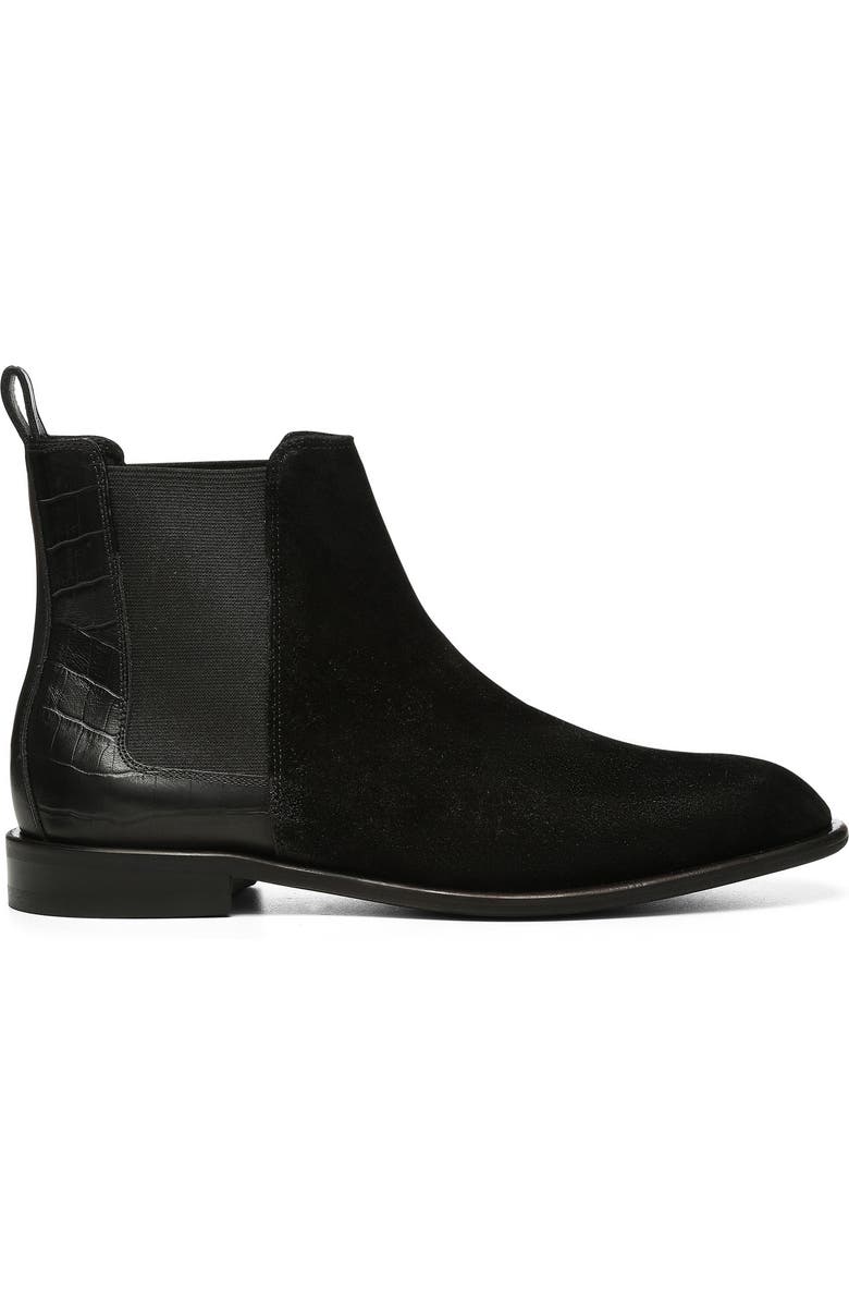 Donald Pliner Calf Suede Chelsea Boot, Alternate, color,