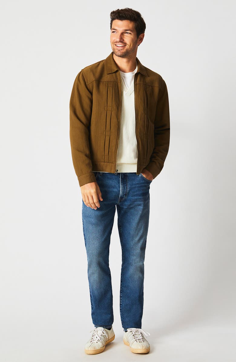 Billy Reid Linen Blend Cord Trucker Jacket, Alternate, color,