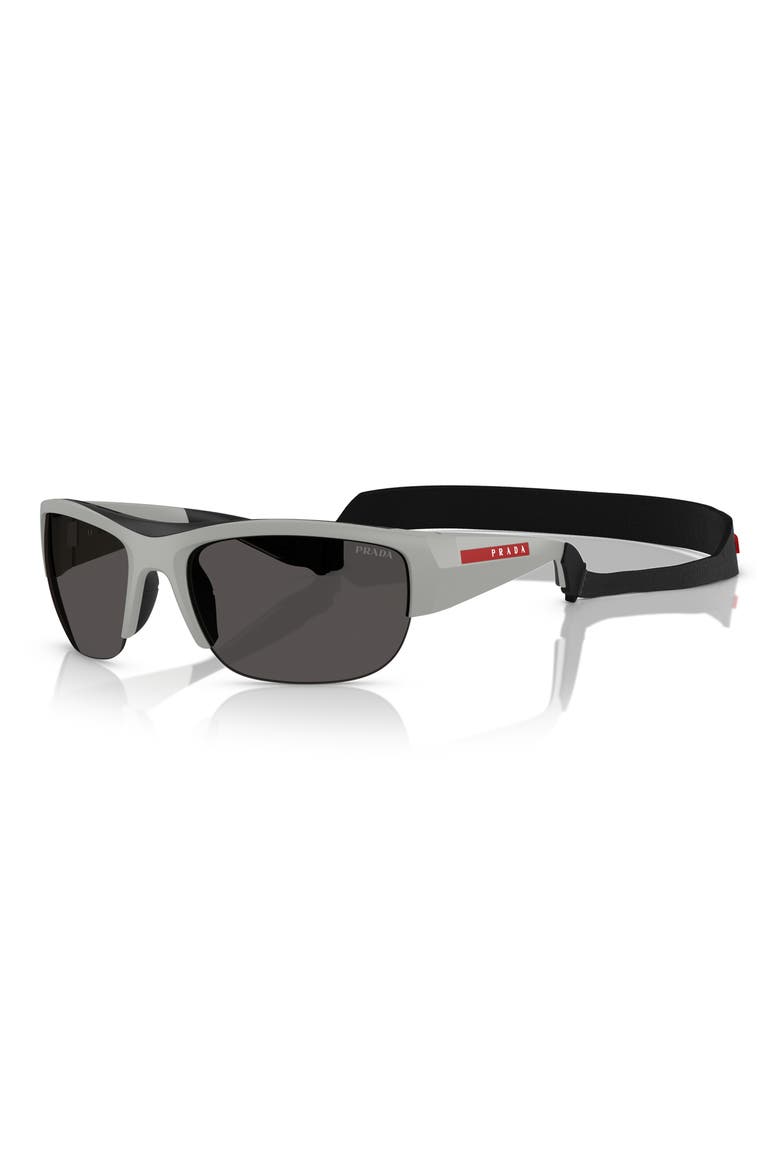 69mm Pillow Sunglasses, Alternate, color, DARK GREY