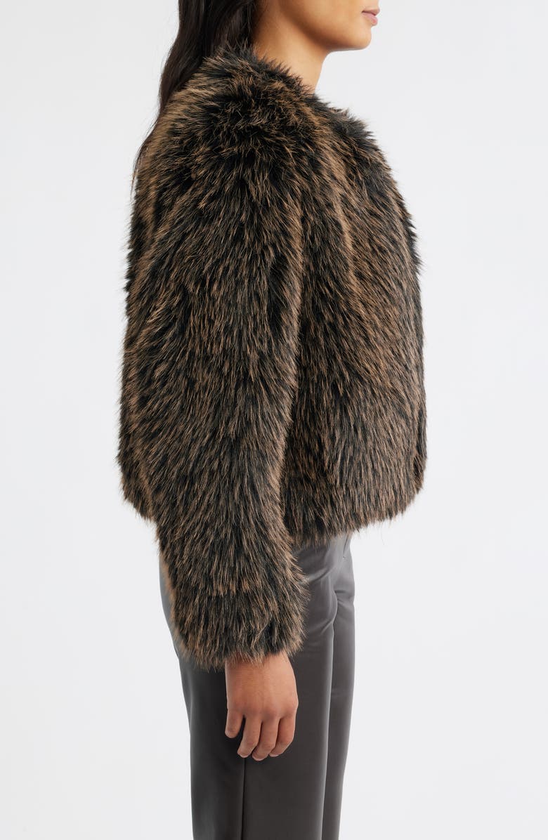 Anne Klein Faux Fur Jacket, Alternate, color,