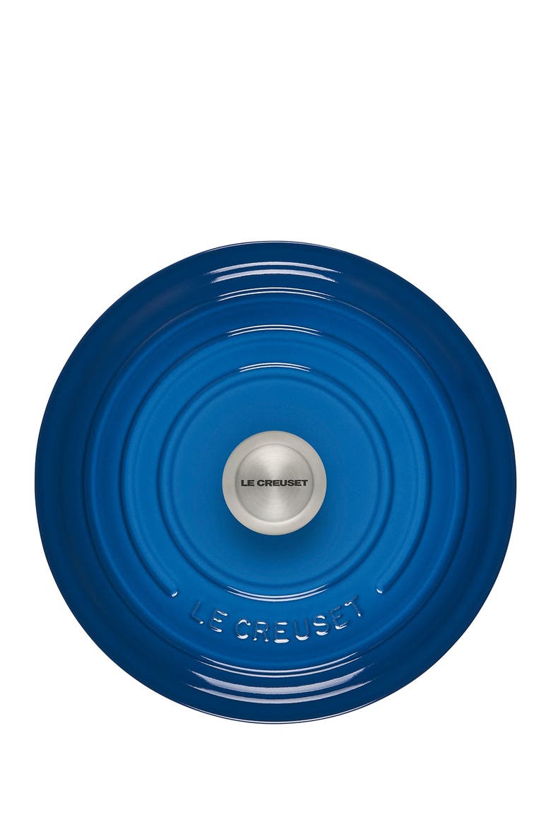 Signature 5.5-Quart Round Enamel Cast Iron Dutch Oven, Alternate, color, MARSEILLE