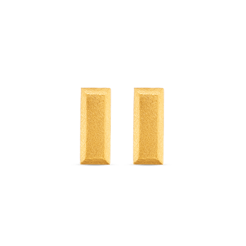 Mini Bullion Bar Stud Earrings