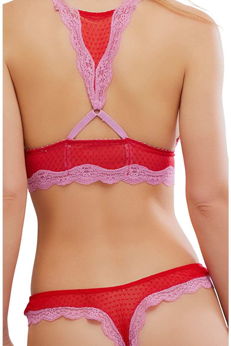 Mid Week Thong, Alternate, color, PINK AND RED COMBO