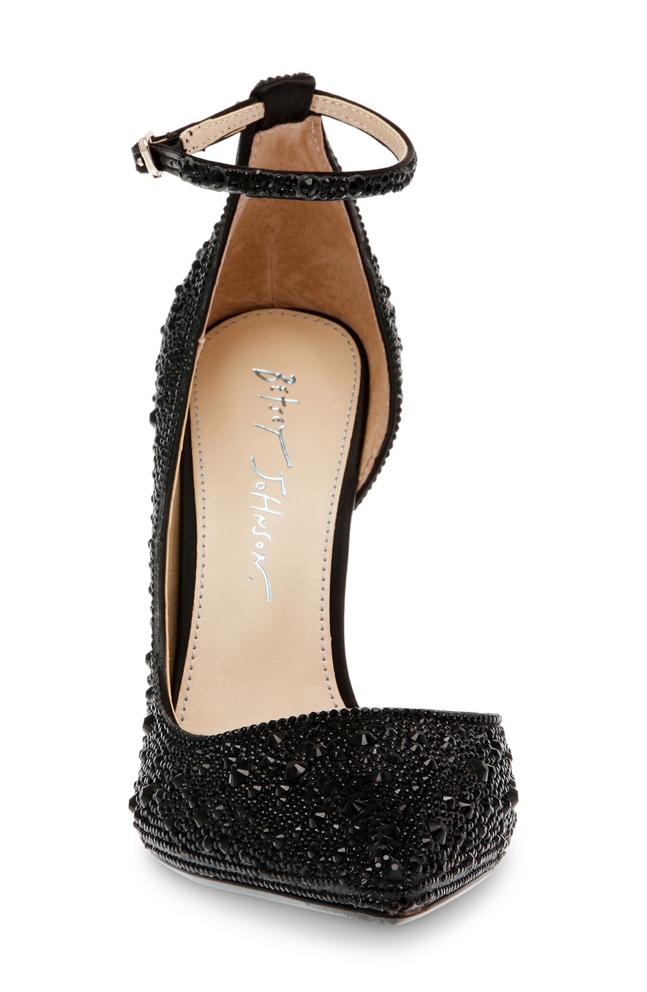 Betsey Johnson Ramsy Rhinestone Pump, Alternate, color, 