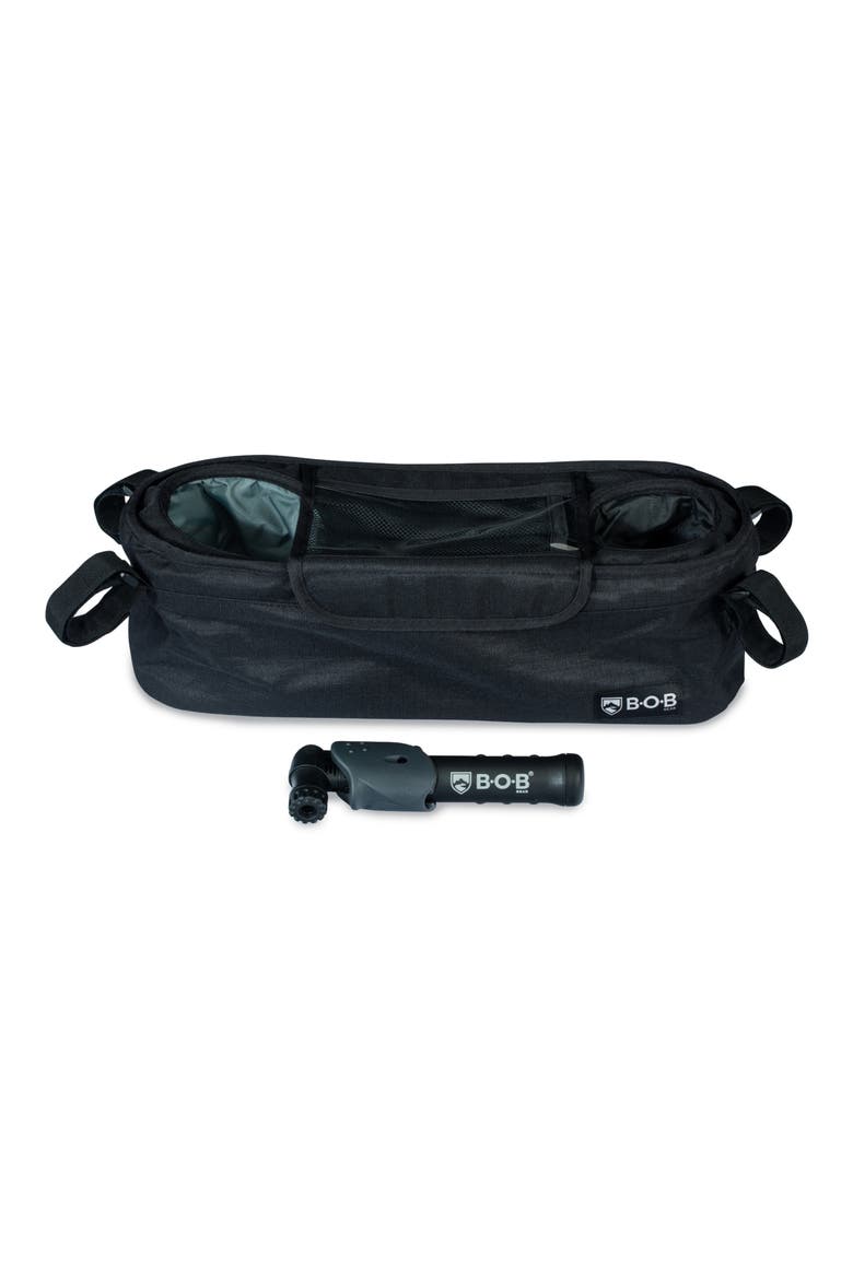 Deluxe Handlebar Console for Single Jogging Stroller, Main, color, BLACK