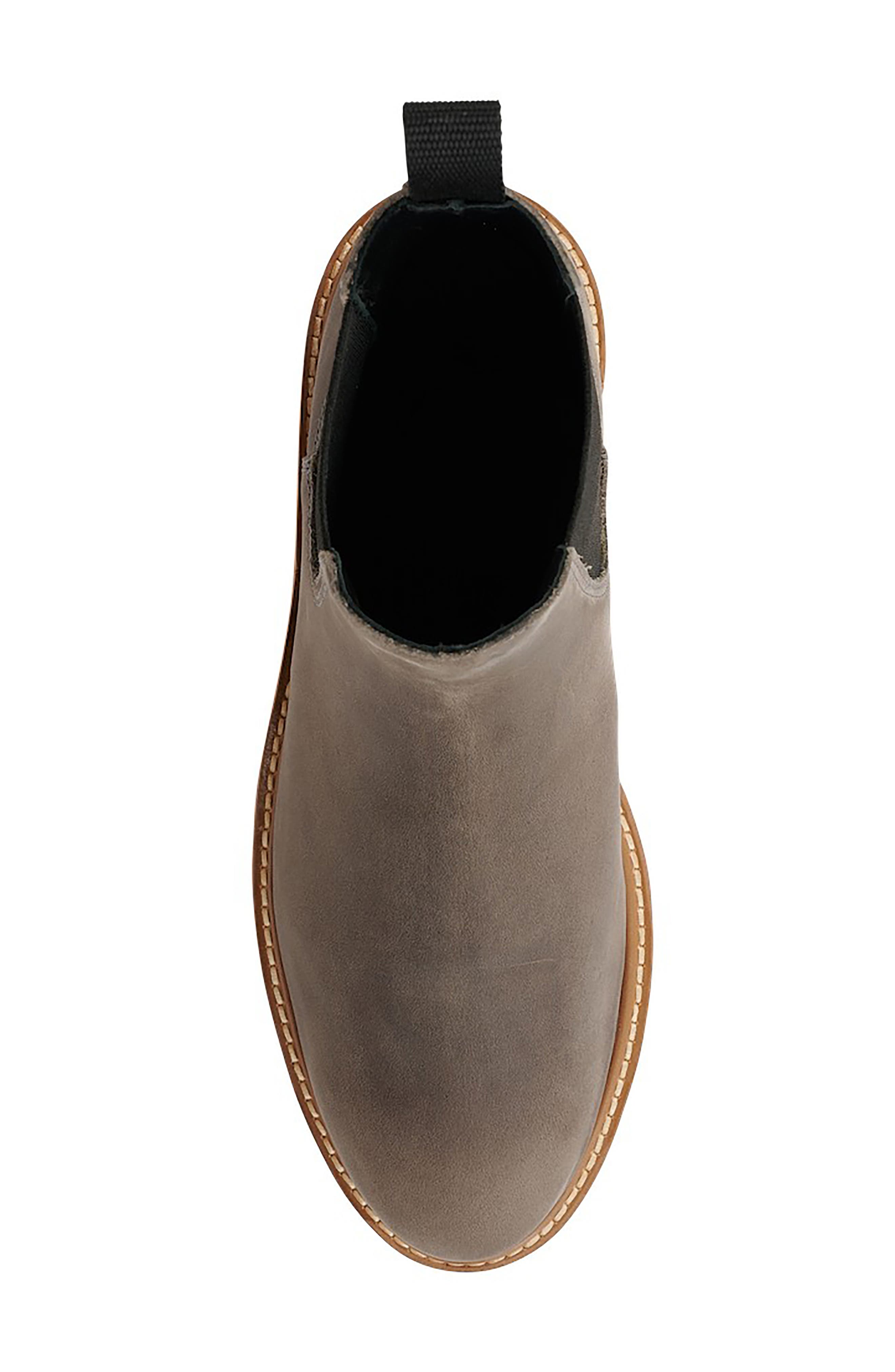 Nisolo Go-To Lug 2.0 Chelsea Boot, Alternate, color, Grey