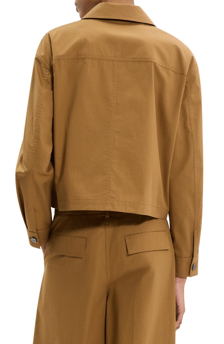 Theory Cotton Crop Work Jacket, Alternate, color, Bronze