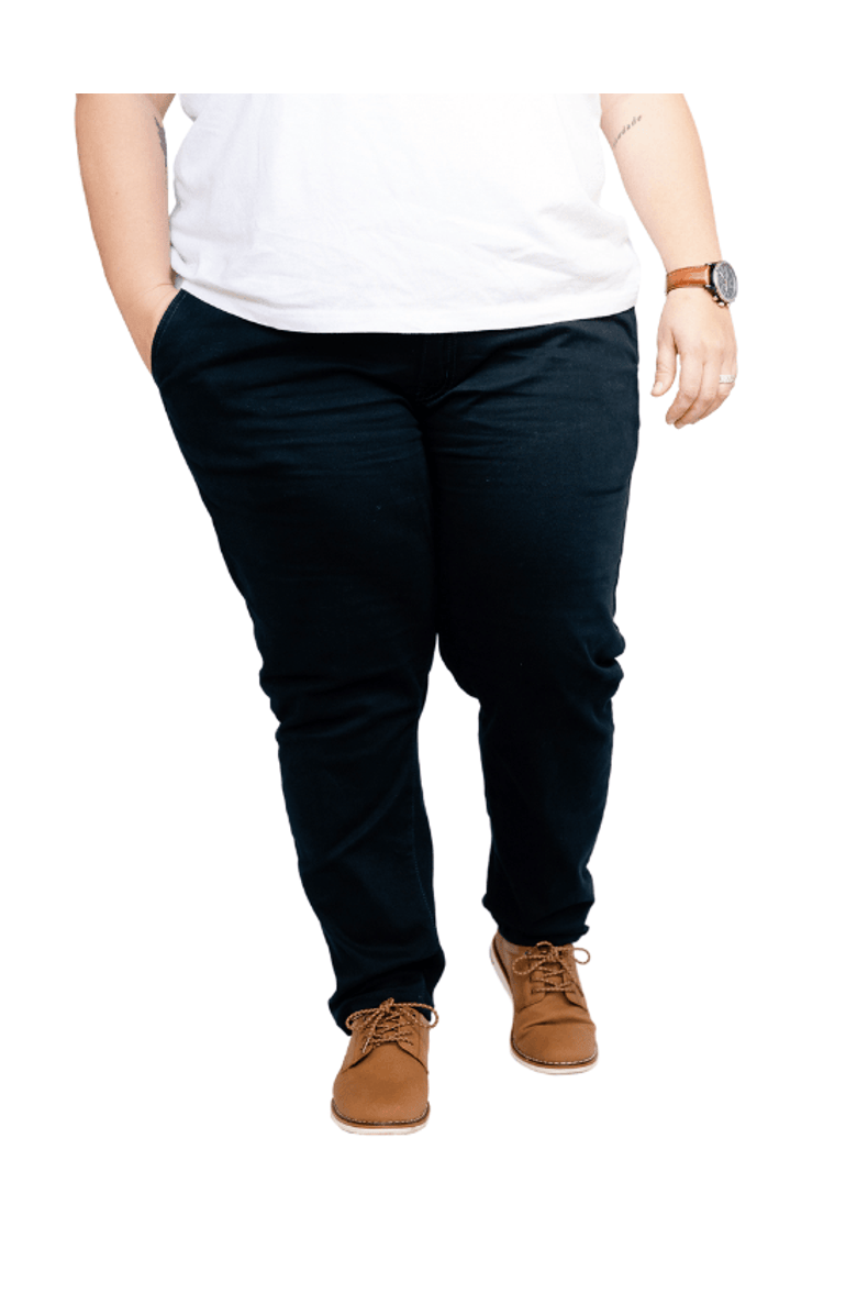 Dapper Boi Slim Dark Navy Chino Pants, Main, color, Dark Navy