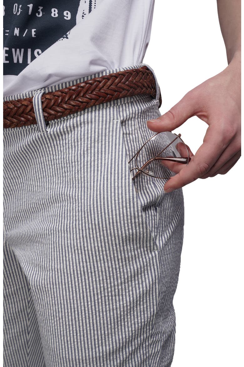 The Empower Seersucker Trouser, Alternate, color, NAVY/WHITE