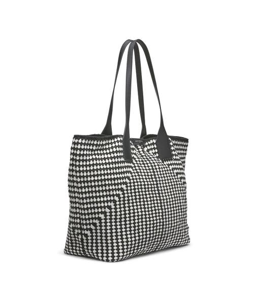 Karl Lagerfeld Paris Henriette Tote In Black/white