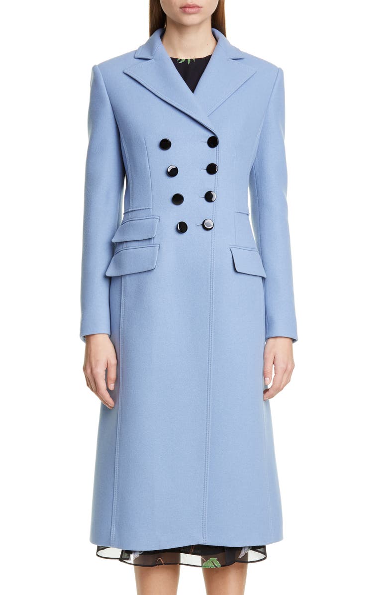 Altuzarra Double Breasted Three-Quarter Coat, Main, color, 