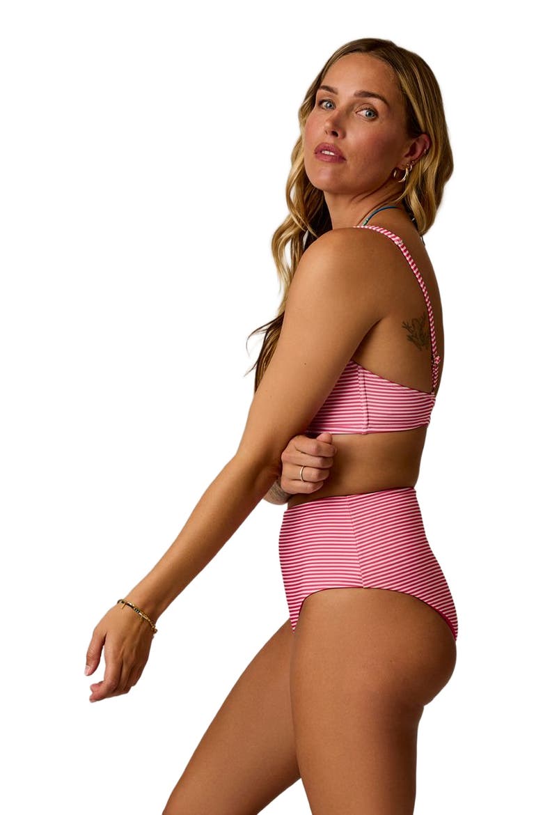 Erin Reversible Bottom, Alternate, color, Melon Stripe/Watermelon