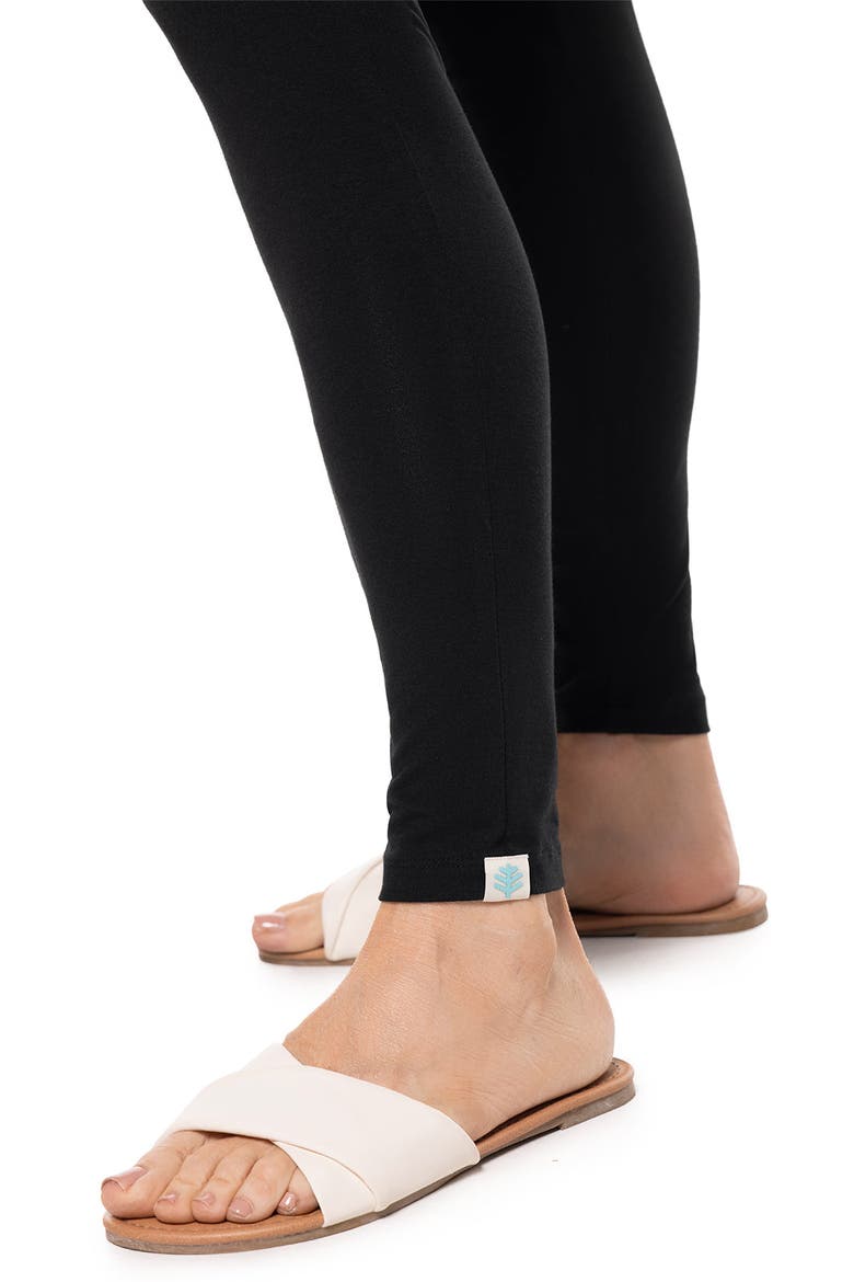 Women's Monterey Summer Leggings, UPF 50+ Sun Protection, Alternate, color, Black