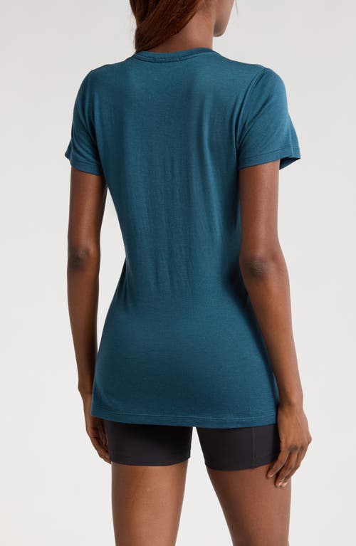 Smartwool Merino Wool Blend Short Sleeve T-shirt In Twilight Blue