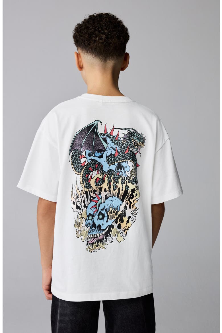 Kids' Writher Graphic T-Shirt, Alternate, color, WHITE