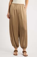 Reformation Aven Satin Balloon Pants