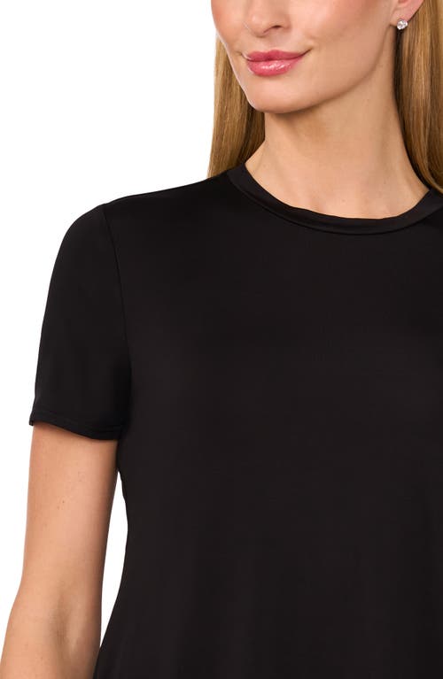 Ted Baker Crewneck T-shirt In Rich Black