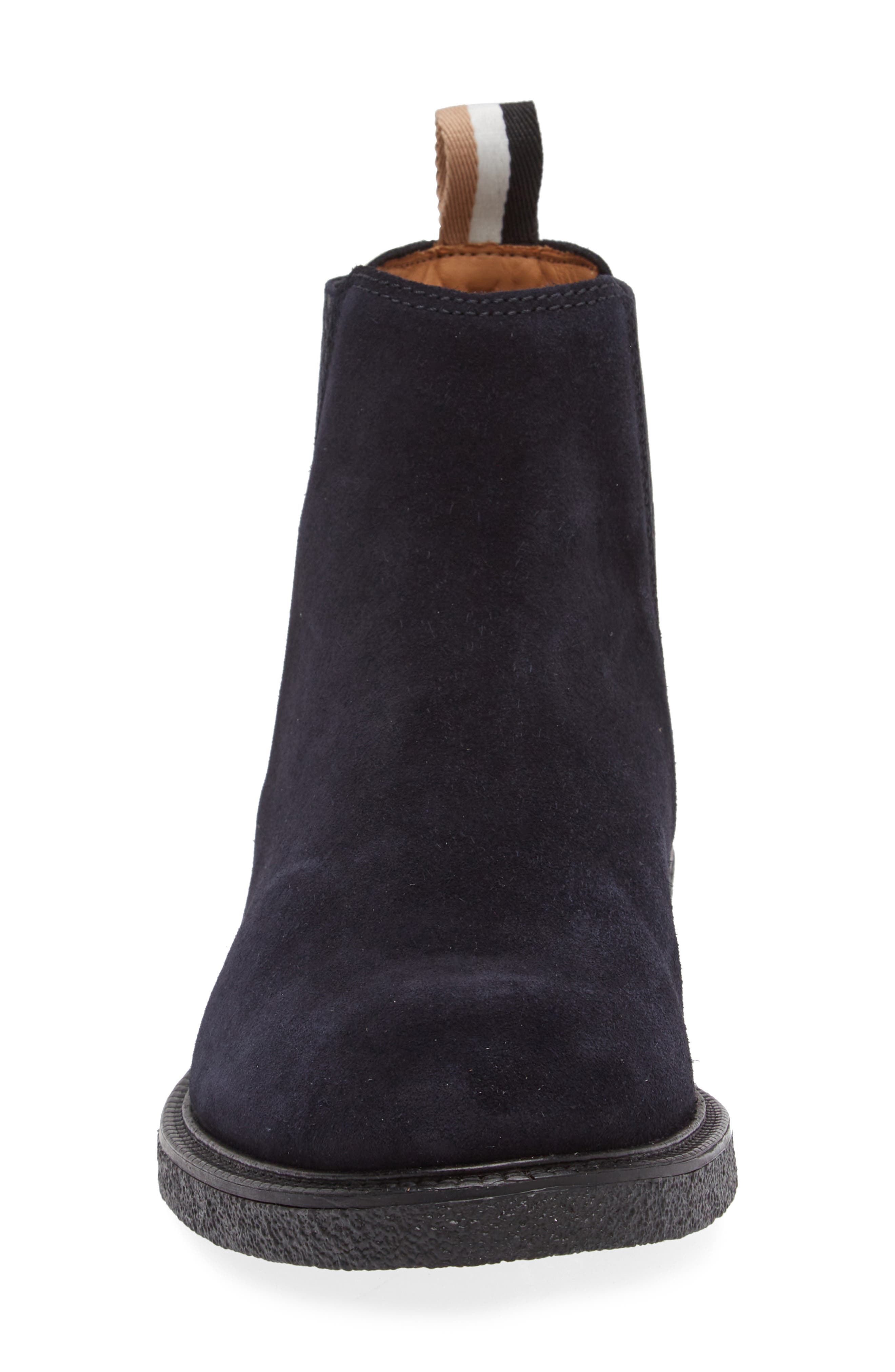 BOSS Tunley Chelsea Boot, Alternate, color, Dk Bu