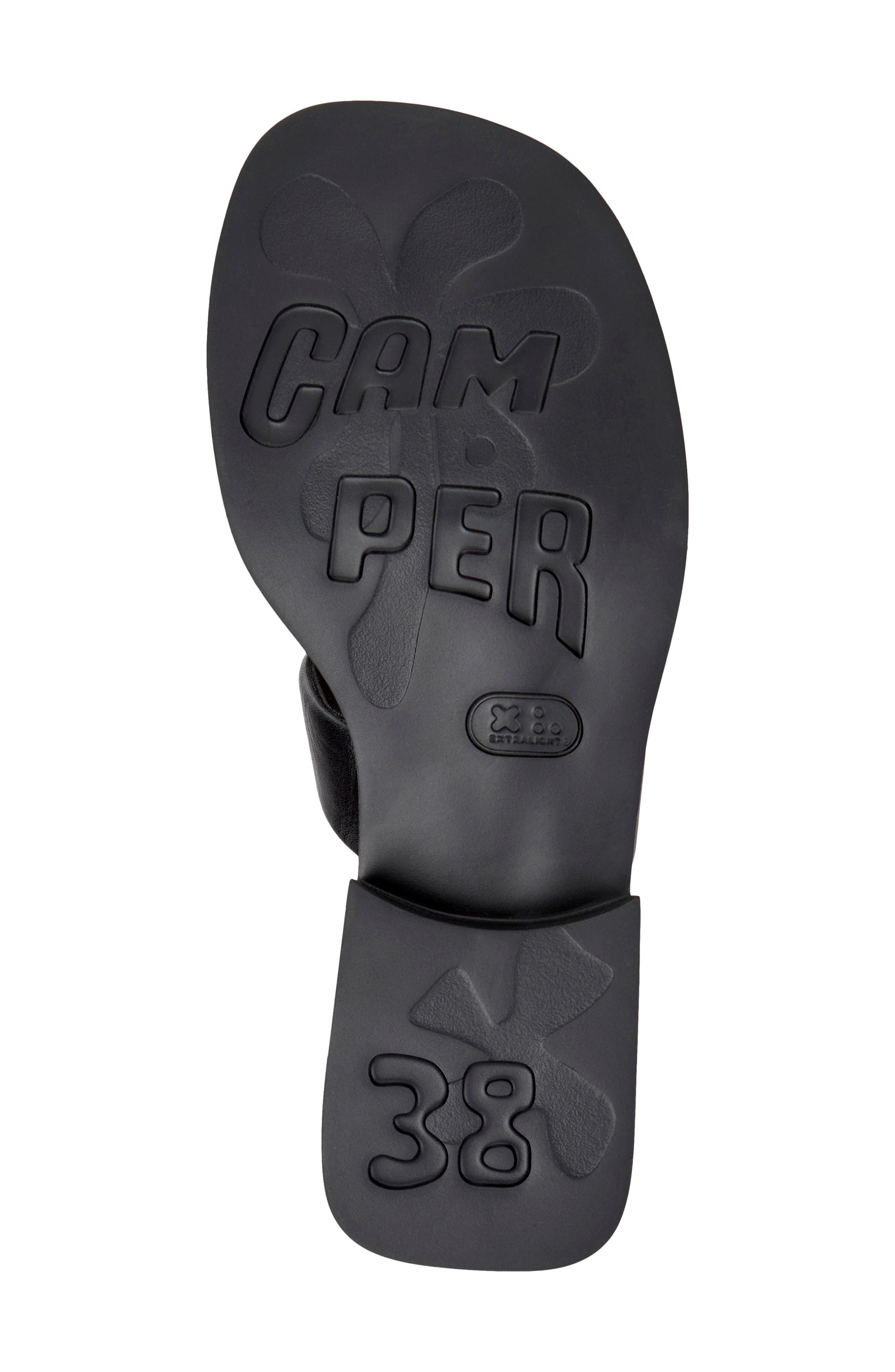 Camper Dana Flip Flop, Alternate, color, Black