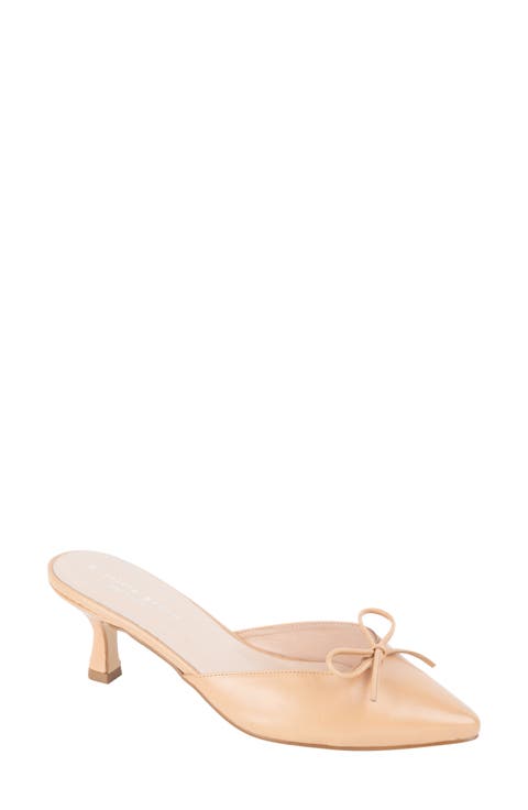 Montauk Kitten Heel Mule