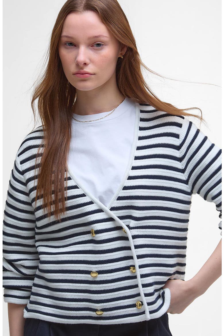 Abby Double Breasted Knit Jacket, Alternate, color, CLOUD NAVY