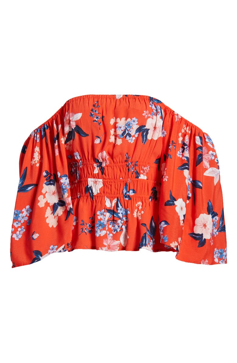 cupcakes and cashmere Barr Off the Shoulder Blouse, Alternate, color, 