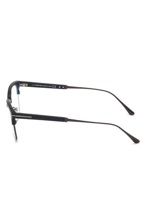 Tom Ford 52mm Geometric Blue Light Blocking Optical Glasses