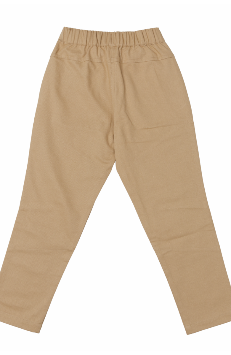 Jackalo Kids' Ash Organic Cotton Twill Pants, Alternate, color, Khaki