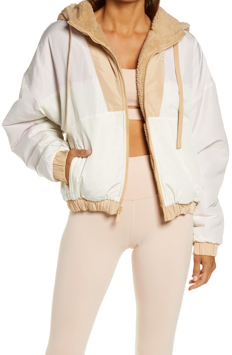 Alo Duality Reversible Faux Shearling Jacket, Main, color, 