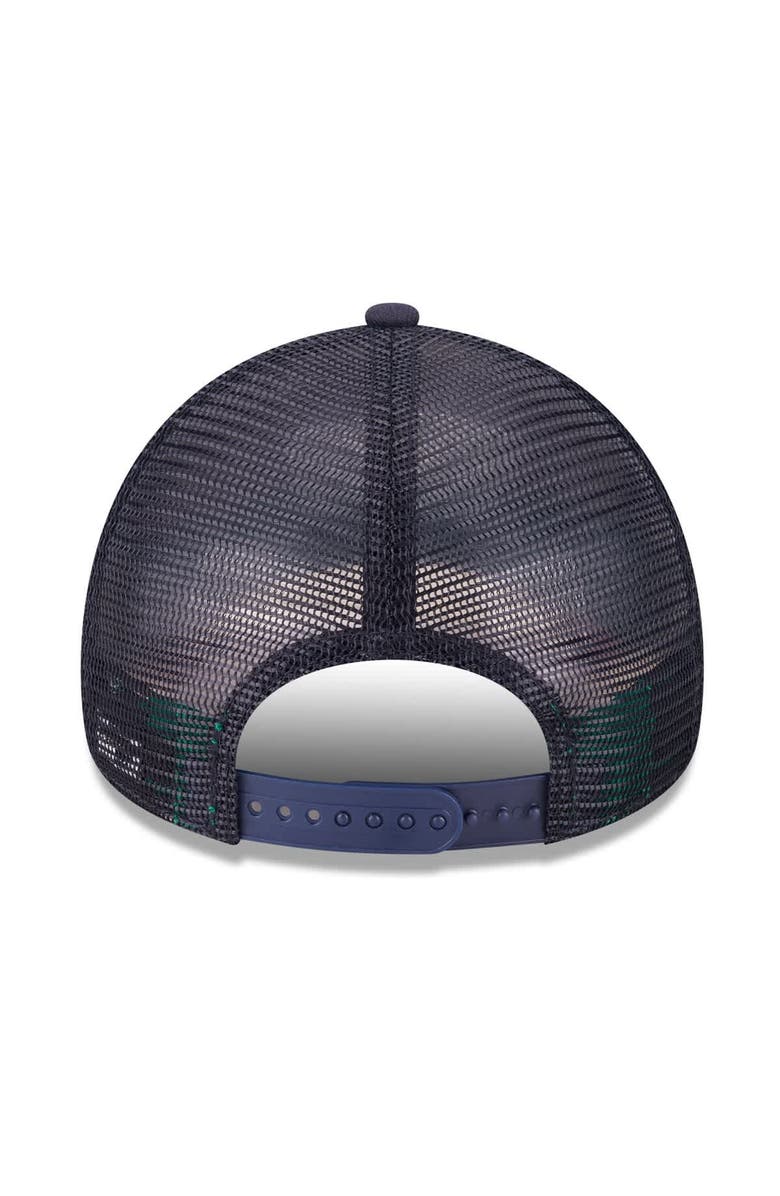 New Era Men's New Era  Navy Cleveland Guardians 2025 Big League Chew A-Frame 9FORTY Adjustable Trucker Hat, Alternate, color, Navy