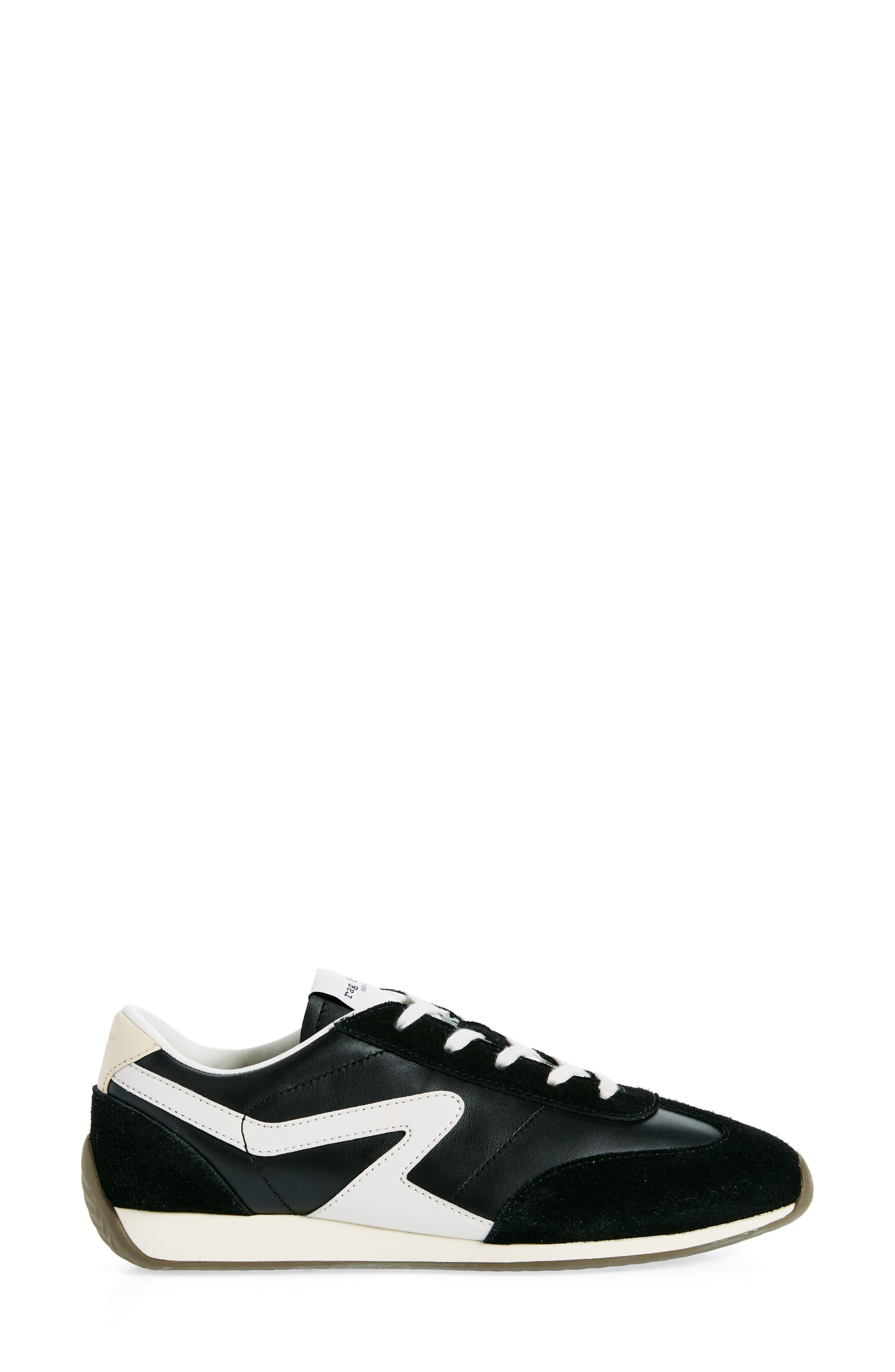 rag & bone Retro Runner Slim Sneaker, Alternate, color, Black