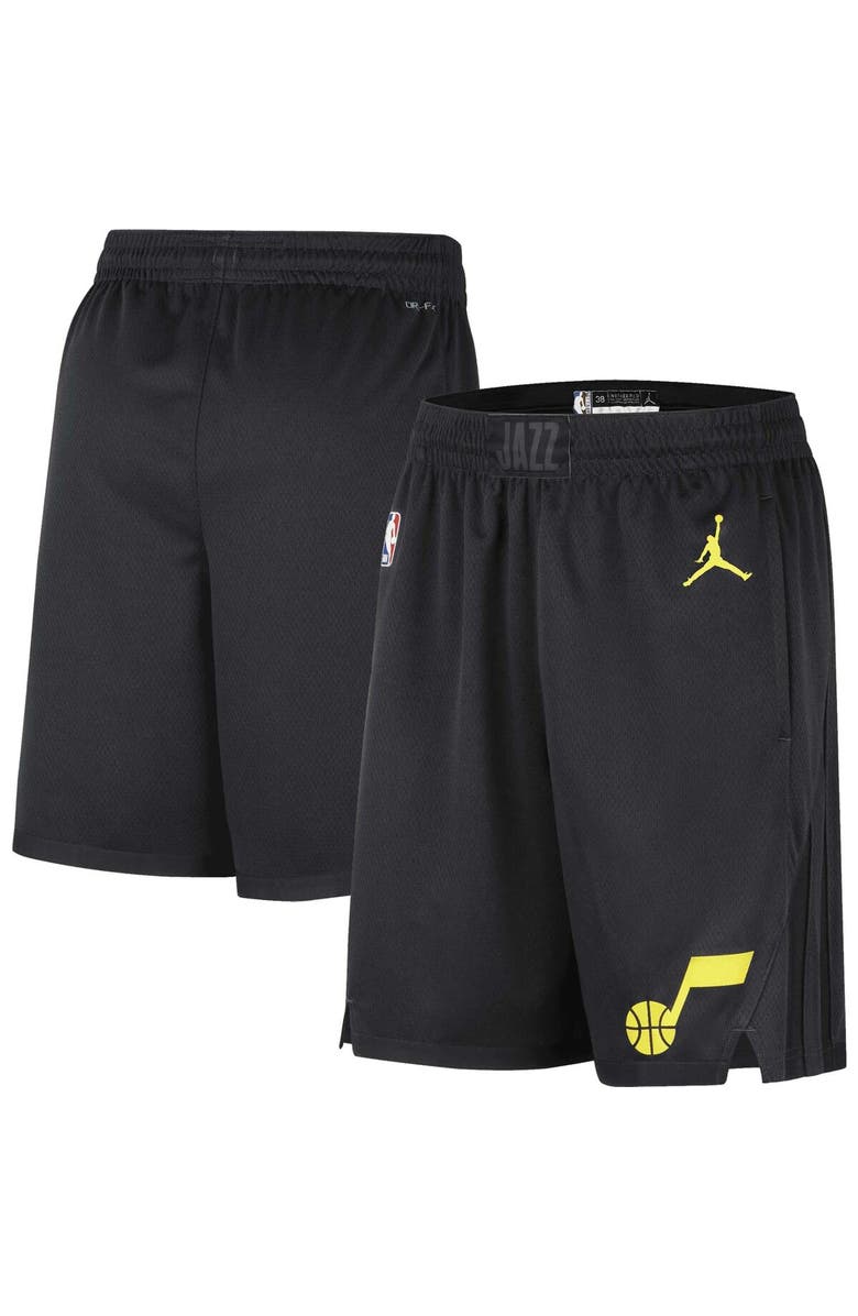 Jordan Brand Men's Jordan Brand Black Utah Jazz 2022/2023 Statement Edition Swingman Performance Shorts, Main, color, Black
