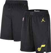 Jordan Brand Men's Jordan Brand Black Utah Jazz 2022/2023 Statement Edition Swingman Performance Shorts