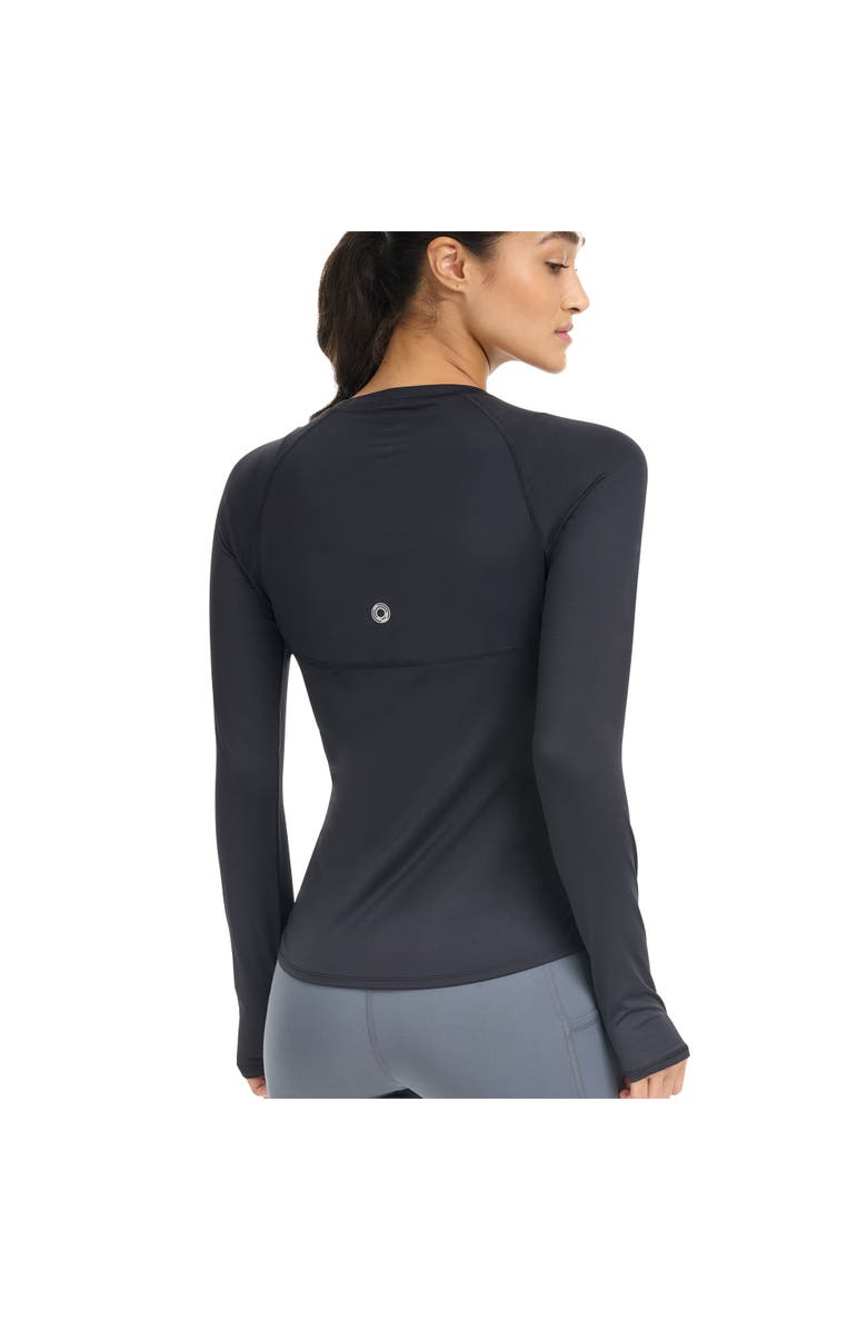 BloqUV Women's Drawstring Crew Shirt, Alternate, color, Black