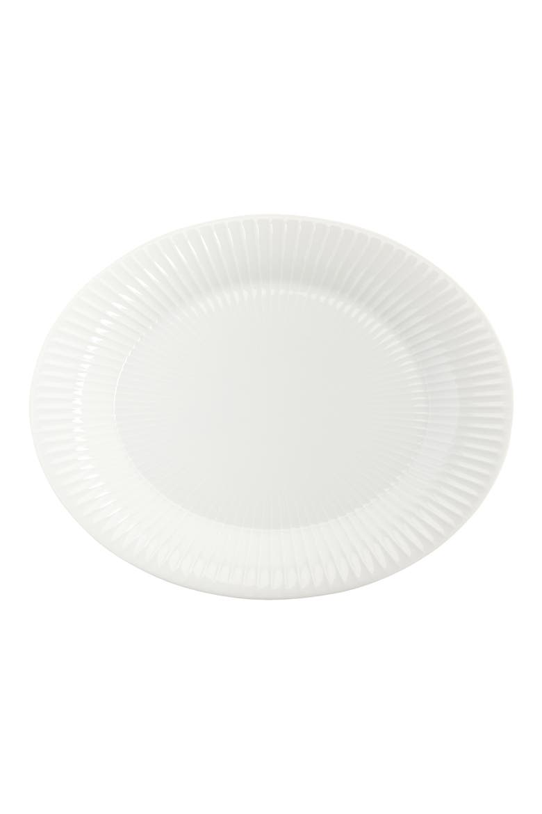 Hammershøi Oval Serving Dish, Main, color, WHITE