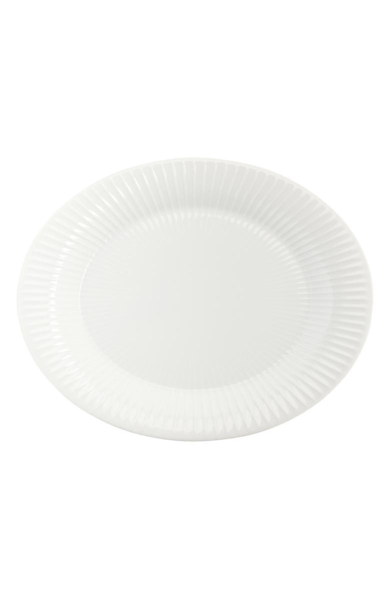 Kahler Hammershøi Oval Serving Dish, Main, color, White