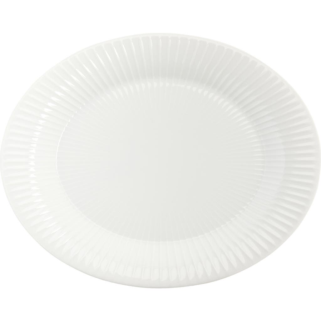 Kähler Kahler Hammershøi Oval Serving Dish In White