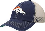 '47 Men's '47 Navy/Natural Denver Broncos Trawler Trucker Clean Up Snapback Hat