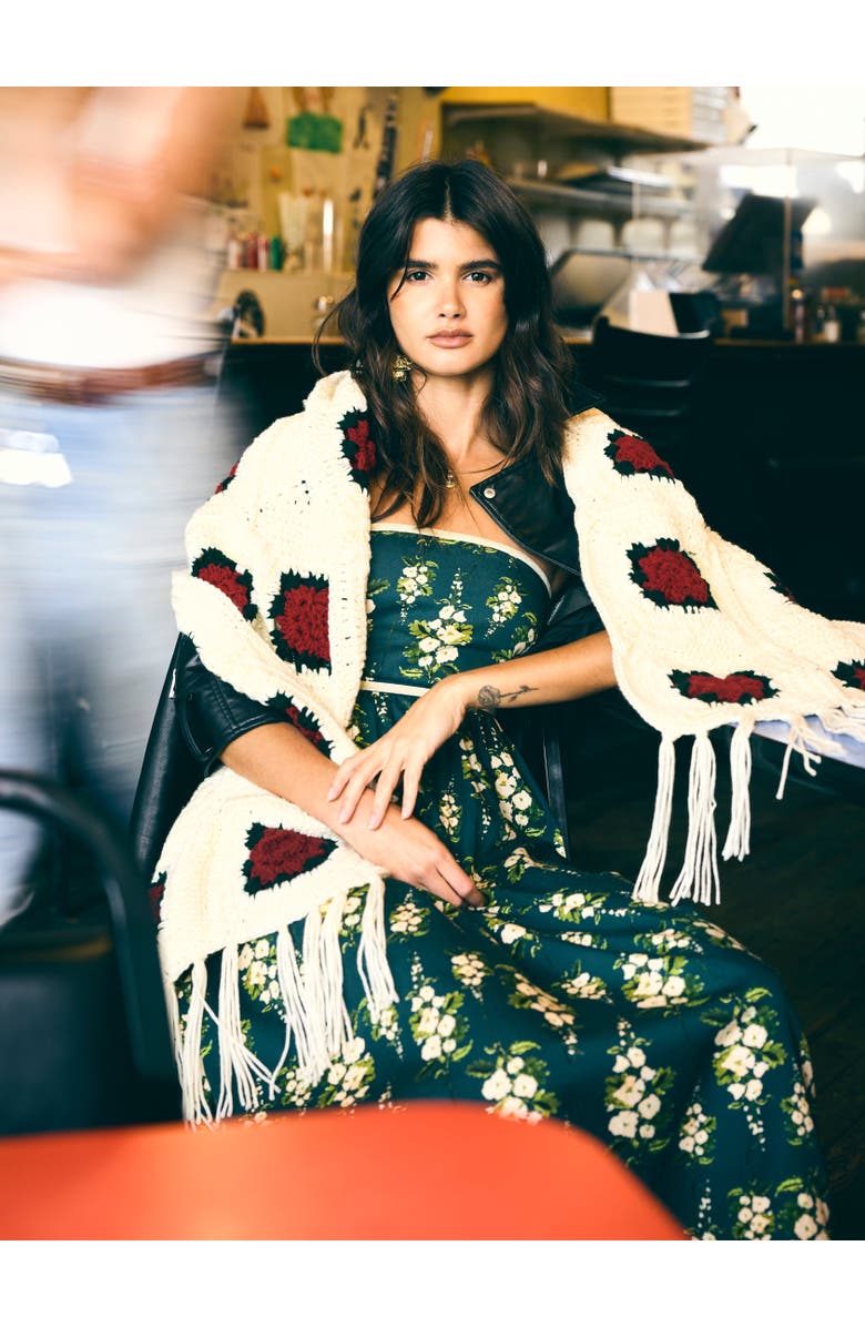 Eddy Round Top Sweater Jacket, Alternate, color, Round Top Rose