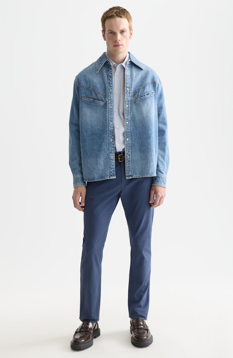 Scotch & Soda Ralston Slim Fit Stretch Cotton Twill Pants, Alternate, color, Oceana