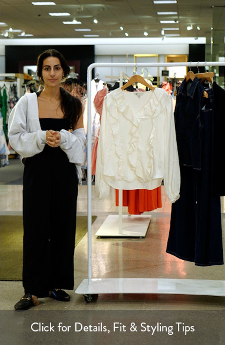 Ruffle Crinkle Satin Top, sales video thumbnail